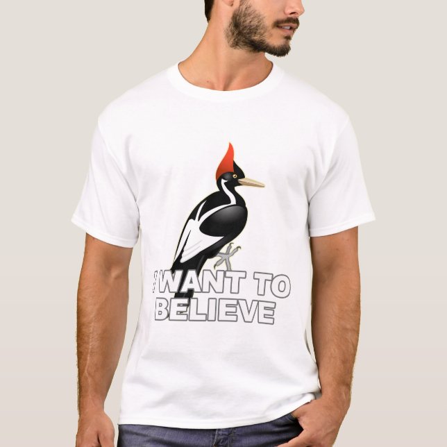 Camiseta IBWO: Quiero creer (Anverso)