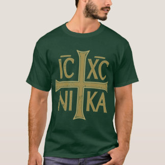 Camiseta IC XC NIKA Cross Orthodo Eastern Christianity Chri