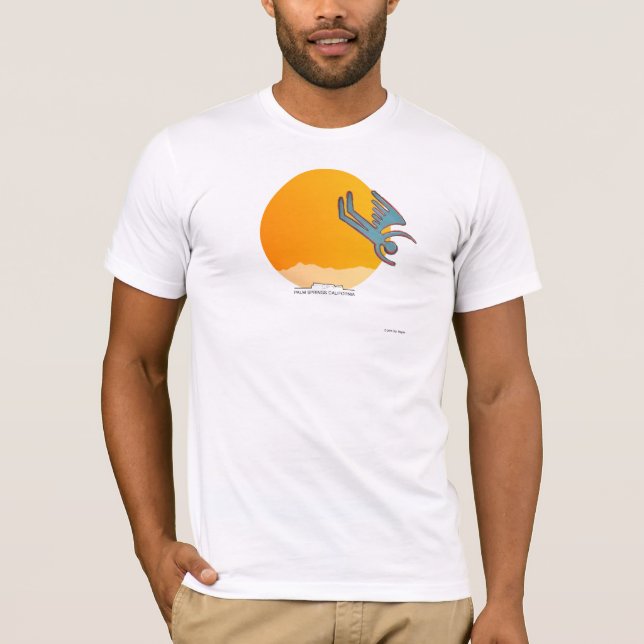 Camiseta Icarus, Descendiendo Por Las Palmeras (Anverso)