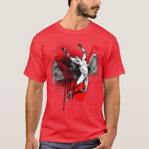 Camiseta Icarus Fall Trash Polka Style