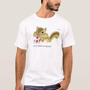 Camiseta ICD-10: W53.21 mordido por la ardilla