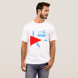 Camiseta Ice Breaker blanco de personalizable claro
