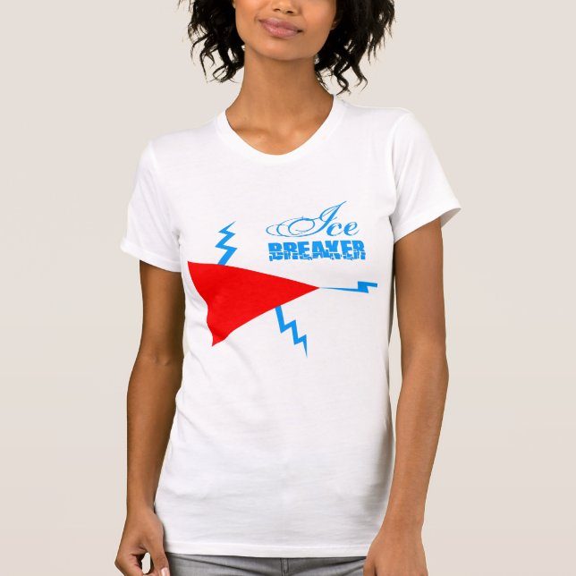 Camiseta Ice Breaker blanco o claro (Anverso)
