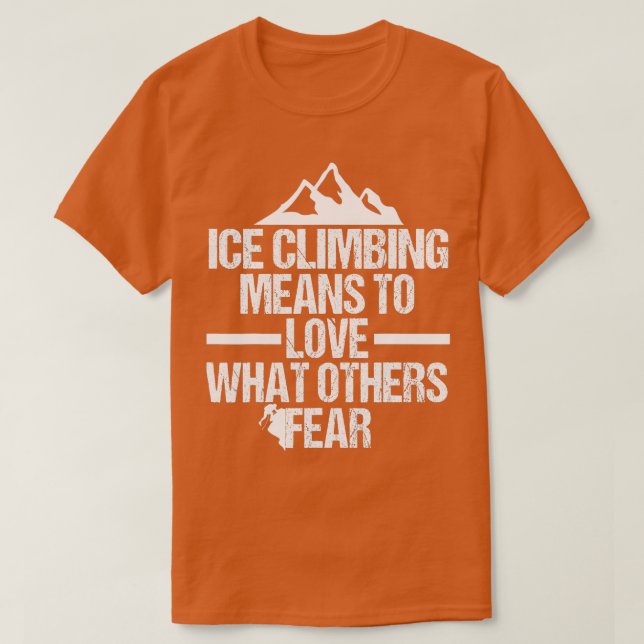 Camiseta Ice Climber Outdoor Frío Montañas al Aire Libre Ic (Diseño del anverso)