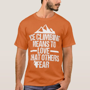 Camiseta Ice Climber Outdoor Frío Montañas al Aire Libre Ic