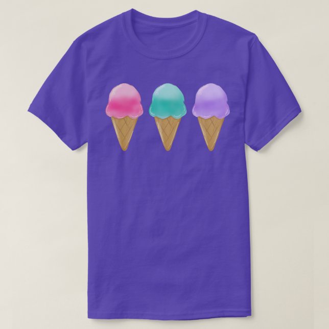 CAMISETA ICE CREAM (Diseño del anverso)