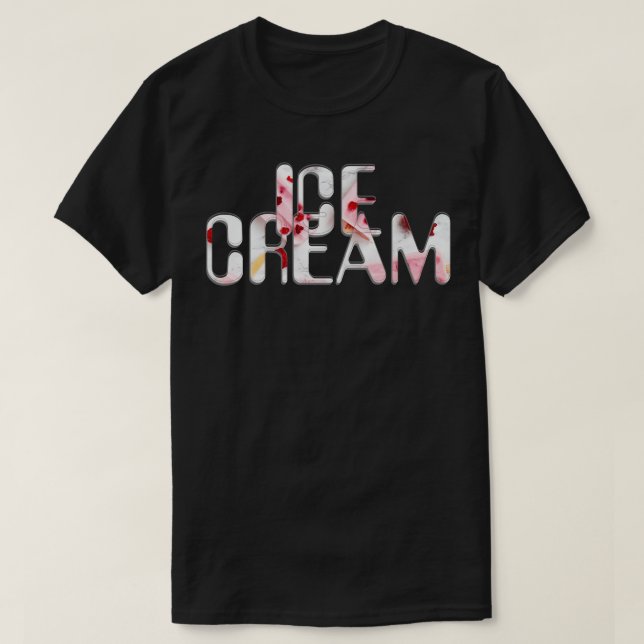 CAMISETA ICE CREAM (Diseño del anverso)