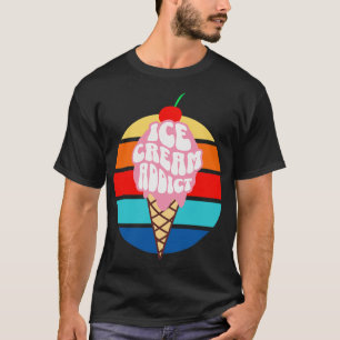 Camiseta Ice Cream Addict Vintage Sunset