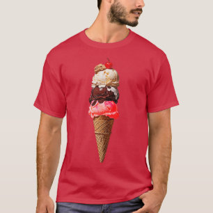 Camiseta Ice Cream Come 3 Scoops