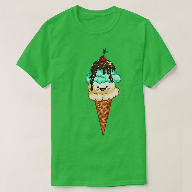 Camiseta Ice Cream Cone (Diseño del anverso)