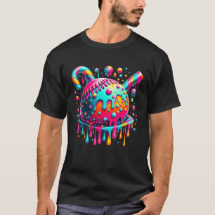 Camiseta Ice Cream Drip Ball Ball de Béisbol Drippi