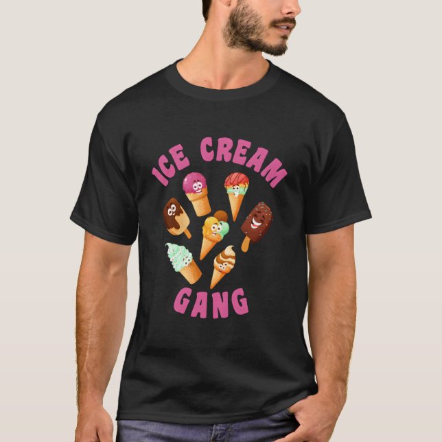 Camiseta Ice Cream Gang Ice Cream (Anverso)