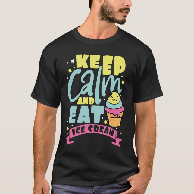 Camiseta Ice Cream   Ice I Love Ice Cream  1 (Anverso)