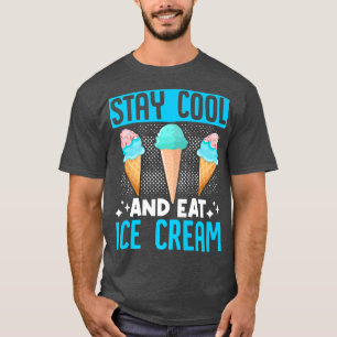 Camiseta Ice Cream Lover Summer Candy Cone Kawaii Stay Guay