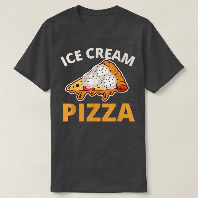 Camiseta Ice Cream Pizza  (Diseño del anverso)