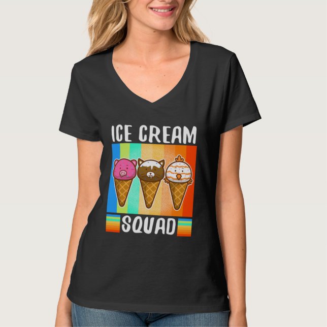 Camiseta Ice cream squad  2 (Anverso)