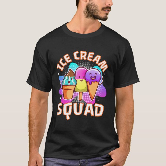 Camiseta Ice cream squad  4 (Anverso)