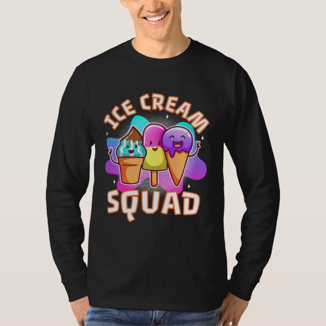Camiseta Ice cream squad  4 (Anverso)