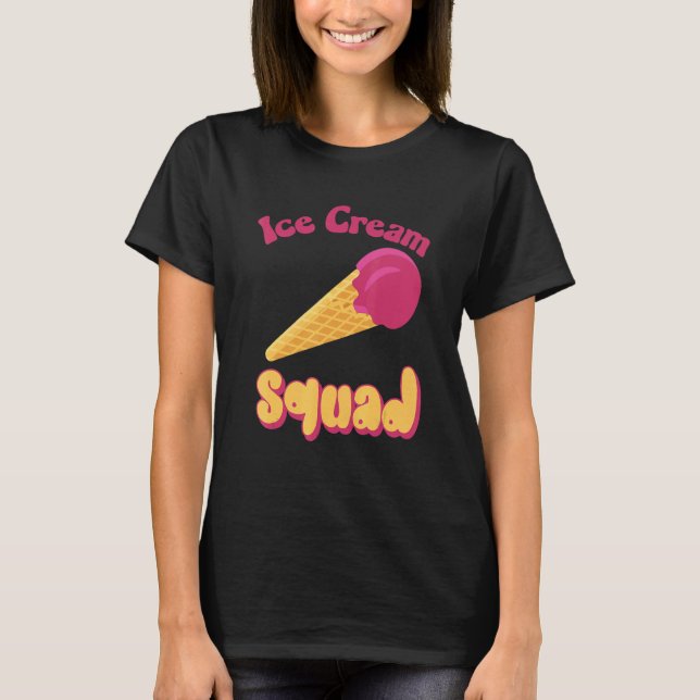 Camiseta Ice Cream Squad Cita El Diseño De Los Huesos De He (Anverso)