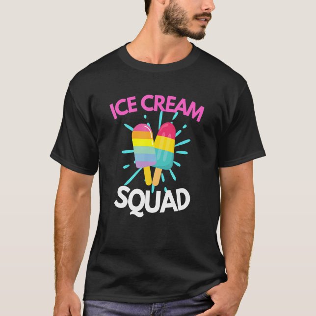 Camiseta Ice Cream Squad Team Ice Cream Love (Anverso)