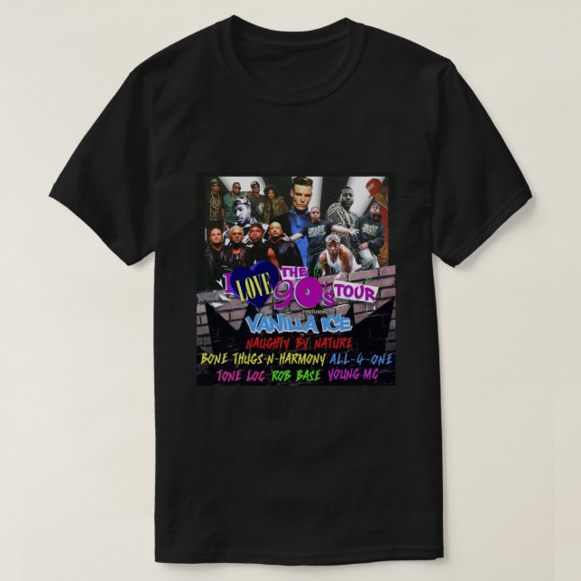 Camiseta Ice de vainilla I love the &x27;90s Summer Tour C  (Diseño del anverso)