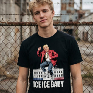Camiseta ICE Donald Trump América Primero Conservador