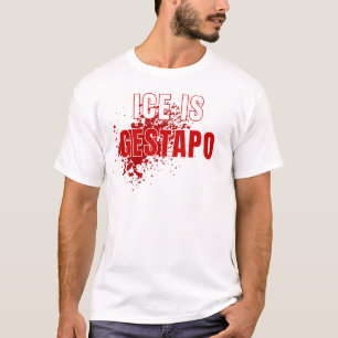 Camiseta ICE Es Igual a Gestapo Anti Trump