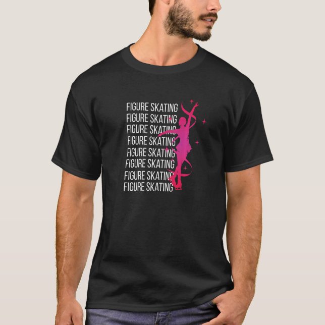 Camiseta Ice Figura Skater Figura Skater Premium (Anverso)