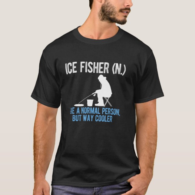 Camiseta Ice Fisher Definition Ice Fishing (Anverso)