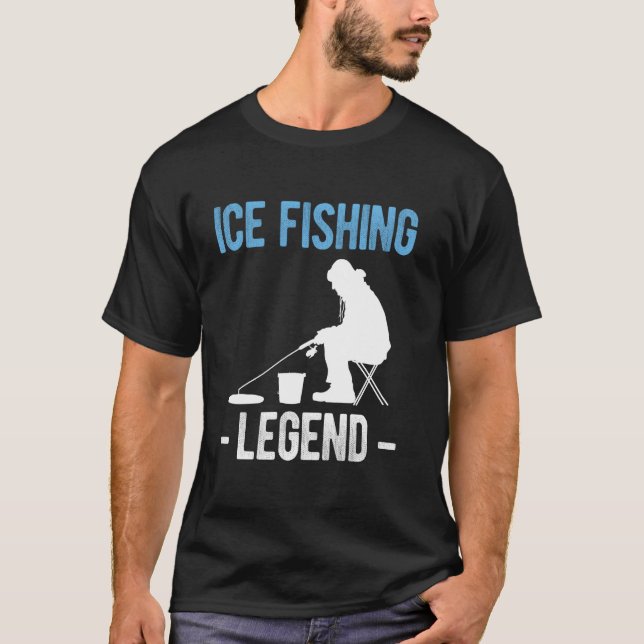 Camiseta Ice Fishing Legend (Anverso)