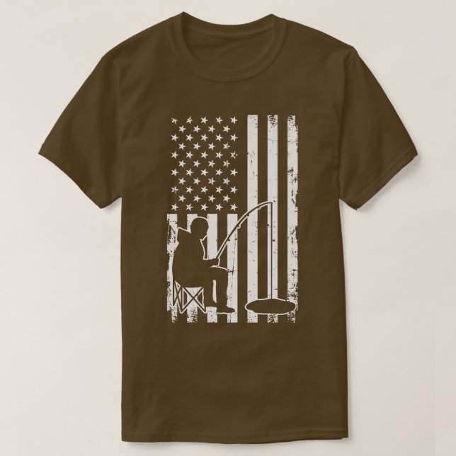 Camiseta Ice Fishing USA (Diseño del anverso)