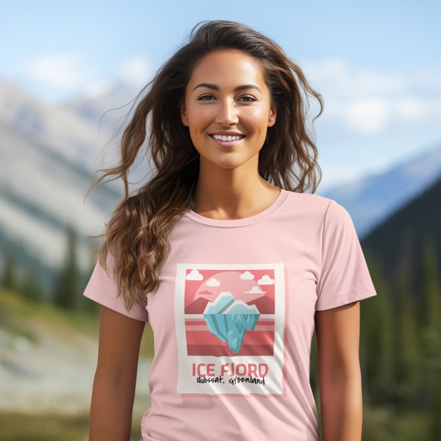 Camiseta Ice Fjord Iceberg En Ilulissat Rosa, Groenlandia (Subido por el creador)