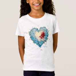 Camiseta Ice Heart and Rose, personnalisé