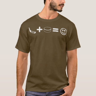 Camiseta Ice Hockey Blades and Pucks Make Me Happy