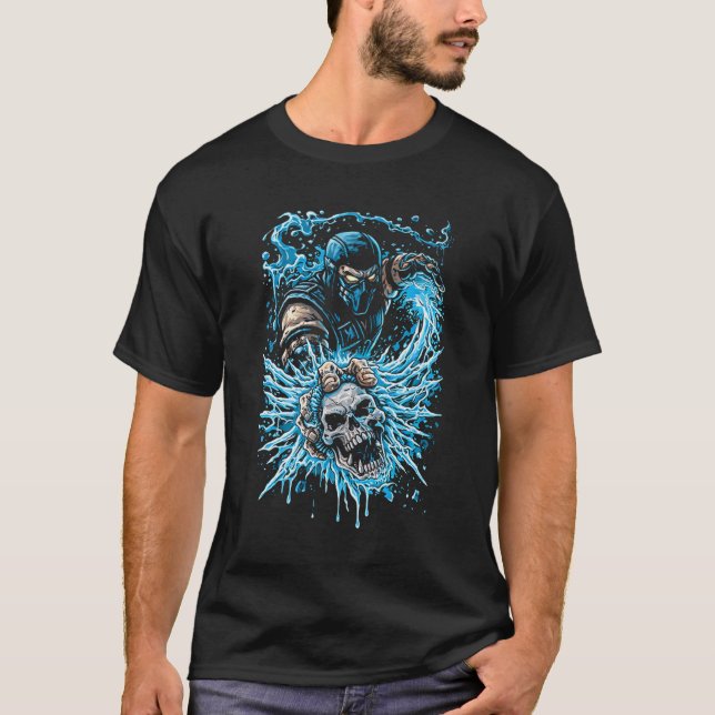 Camiseta Ice Ninja (Sub-Zero Style) (Anverso)
