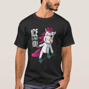 Camiseta Ice Para Conocerte - Skatín De Hielo Unicornio