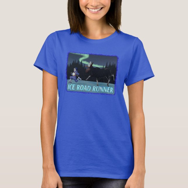 Camiseta Ice Road Runner (Anverso)
