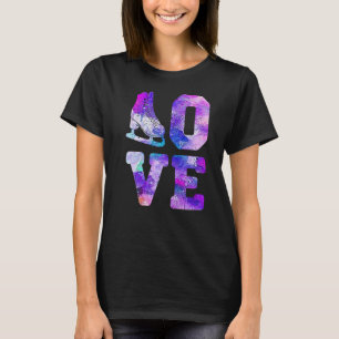 Camiseta Ice Skater Lover Para Mujeres Chicas Pie De Hielo