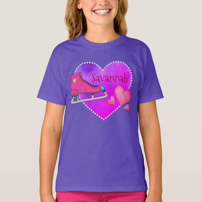 Camiseta Ice Skates Love (Anverso)