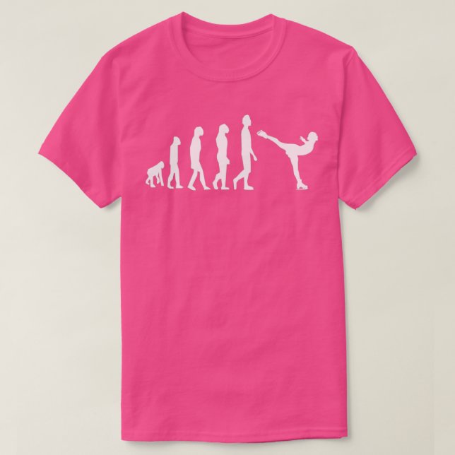 Camiseta Ice skating figure skating ice dancer evolution (Diseño del anverso)