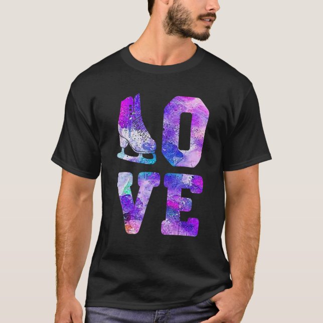 Camiseta Ice Skating For Girl Women Figure Skater (Anverso)