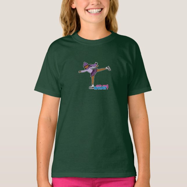 Camiseta Ice Skating - Purple (Anverso)