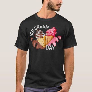 Camiseta Icecream Day Cita divertida a los amantes de Icecr