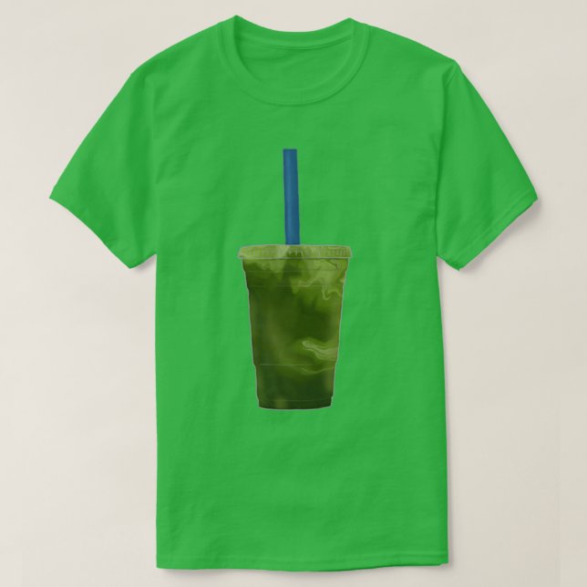 Camiseta Iced Matcha Latte (Diseño del anverso)