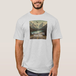 Camiseta Icefields Parkway Alberta Canadá Águila