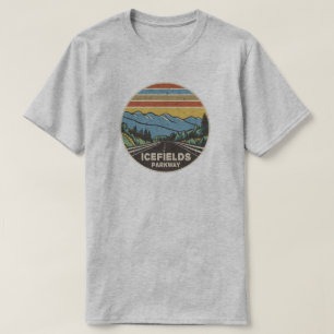 Camiseta Icefields Parkway Alberta Montañas Canadá