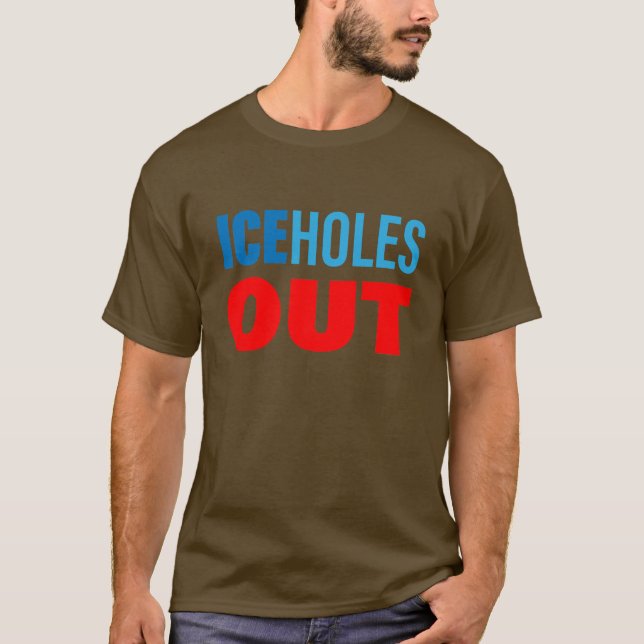 Camiseta ICEholes OUT (Anverso)