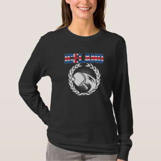 Camiseta Iceland Table Tennis   Icelandic Ping Pong Support