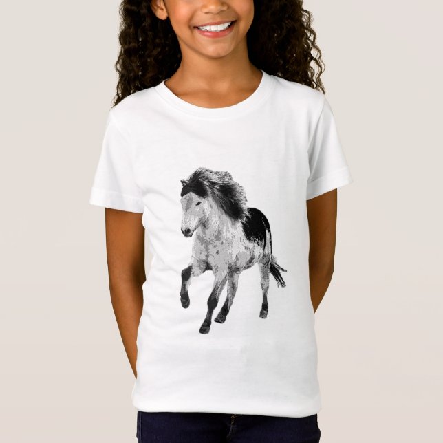 Camiseta Icelandic horse in motion (Anverso)