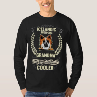 Camiseta Icelandic Sheepdog Grandma Like A Normal Grandma O